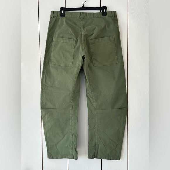 Nili Lotan Shon Pants Sz 8 Green Barrel NWOT - Picture 4 of 11